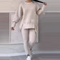 👚 54% RABATT NU! ✨ Avslappnat Set med Sweatshirt och Leggings för Kvinnor