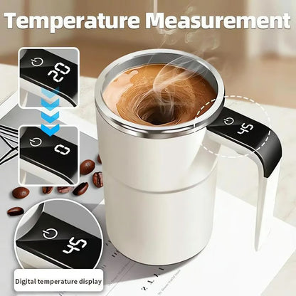 🔈🔈60% RABATT🔥Elektrisk självrörande kaffemugg☕Lämplig för att göra mjölk/kakao på kontoret/köket/när du reser.