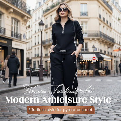 💃NEDRÄKNING TILL SPECIALERBJUDANDE - 60% RABATT🌸Dam träningsoverall med dragkedja, casual