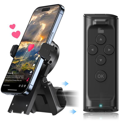 📸 Multifunktionellt handtag för smartphonefotografering | Skakdämpande grepp · 180° rotation för växling mellan liggande och stående läge · Kan fällas ihop till ett bordsstativ