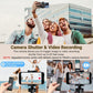📸 Multifunktionellt handtag för smartphonefotografering | Skakdämpande grepp · 180° rotation för växling mellan liggande och stående läge · Kan fällas ihop till ett bordsstativ