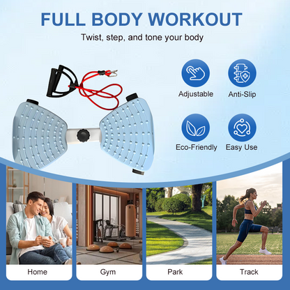 📢📢60% RABATT !!!🧘‍♀️Kompakt Cardio Twisting Stepper✨