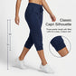 👖60% RABATT! 🔥Mjukisbyxor med dragsko och kort midja – Mjuk polyester, capri-längd och sidofickor (6 färger, S–3XL) 👖🌸