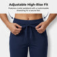 👖60% RABATT! 🔥Mjukisbyxor med dragsko och kort midja – Mjuk polyester, capri-längd och sidofickor (6 färger, S–3XL) 👖🌸