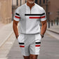 🔥60% RABATT🔥Herrset med skjorta och shorts med dragkedja
