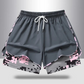 🏃‍60% PÅ 2-I-1-SPORTSHORTS! 🔥 Andningsbart tyg, kamouflagefoder och fickor för kvinnor🏃‍♀️✨