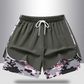 🏃‍60% PÅ 2-I-1-SPORTSHORTS! 🔥 Andningsbart tyg, kamouflagefoder och fickor för kvinnor🏃‍♀️✨