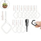🛠️60% RABATT NU! 🔒 20st Fyrkantiga Snäppkrokar – Säkerhetslås, Mångsidig & Hållbar för Bonsai, Ljus & Dekoration ✨