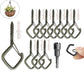 🛠️60% RABATT NU! 🔒 20st Fyrkantiga Snäppkrokar – Säkerhetslås, Mångsidig & Hållbar för Bonsai, Ljus & Dekoration ✨