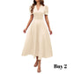 👗 2026 Rea — Över 39 400 Sålda!💐 Elegant V-ringad Klänning med Hög Midja och Puffärmar