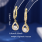 Droppformade zirkonörhängen 💧 Precisionsslipade för att gnistra som diamanter. Med invecklad pavéinfattning smickrar de ansiktet vackert – ett mångsidigt val perfekt för arbete, dejter eller middagar. ✨