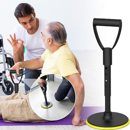 🎁💎🛋️ 50 % RABATT! Justerbart lyfthjälpmedel – höjd 42–52 cm, halkfri bas och ergonomiskt handtag (svart)