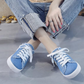 👟 50% RABATT! 👖 Damernas Denim Mule Sneakers – Slip-on Design, Bekväm Sula & Perfekt För En Avslappnad, Trendig Sommarlook ☀️