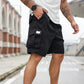 🩳 50% RABATT !!✨ Herr Casual Cargoshorts – Andningsbart Tyg, Justerbar Midja & Flera Fickor – Sommar Essential ☀️