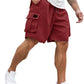 🩳 50% RABATT !!✨ Herr Casual Cargoshorts – Andningsbart Tyg, Justerbar Midja & Flera Fickor – Sommar Essential ☀️