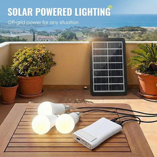 🔥SISTA DAGEN – 50 % RABATT⚡ Solcellsdrivet belysningssystem💡 3 ljusstyrkenivåer · 3 LED-lampor (2,8 meter kabel), 🌧️ Fungerar även på molniga dagar