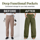 👖 50 % RABATT NU! 🏆 Voluminösa, veckade byxor i lanternstil – luftiga, eleganta och med vida ben – perfekta för en chic sommarlook eller ett formellt tillfälle ✨
