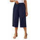 👖 50% RABATT NU!☁️ Dam Capri Byxor – Resår midja & Andningsbar – Casual Sommar Essential ✨