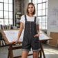 👖 50 % RABATT! ✨ Retro enfärgad overall – justerbara axelband, stora fickor & avslappnad passform – perfekt sommar-casual essential ☀️