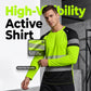 👕 50 % RABATT! 🏃‍♂️ Sportig långärmad tröja för herrar – fuktavvisande och med diskret tryck – perfekt för aktiva dagar, jogging eller fritiden – andas och är bekväm 🌿