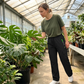 👖 BEGRÄNSAD TID: 50 % RABATT! 💥 Vintage-cargobyxor för dam med fickor – lös passform, andningsbara, justerbar midja ✨（副本）
