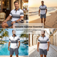 👕 50% RABATT! ☀️ 2-delat skjort- & shortset för herrar – Bekvämt, andningsbart & mångsidigt – Perfekt för sommar, fritid eller resor – ledig och sval stil 🩳✨