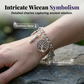 ✨50 % RABATT📿 Retro-armband i hednisk stil | Hänge med wicca-symboler · Retro-metall · Passar till allt i vardagen · Andlig symbolik | Vardagsmode