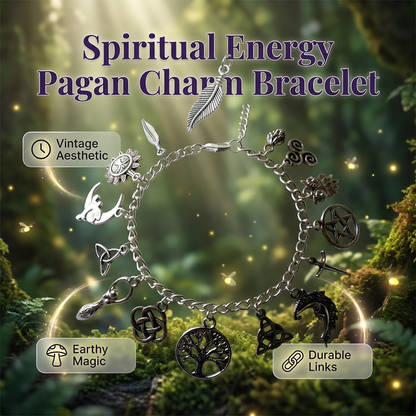 ✨50 % RABATT📿 Retro-armband i hednisk stil | Hänge med wicca-symboler · Retro-metall · Passar till allt i vardagen · Andlig symbolik | Vardagsmode