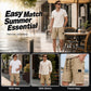 🩳 50% RABATT NU! 🧵 Herr Klassiska Cargo Stretch Shorts – Hållbara, bekväma & med flera fickor – Perfekta för utomhus, resor eller avslappnade sommardagar 🌿✨
