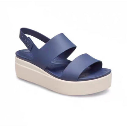 🥿✨ 50 % RABATT! Platta plattformssandaler för damer – sula i minneskum, flexibelt TPU-överdel, justerbara tryckknappsförslutningar, 5 färger, perfekta för sommaren och vardagsbruk ☀️