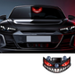 🔥 50 % RABATT! 😈 Solcellsdriven LED-varningslampa för bilar ”Teufelssauge” ✨ Vibrationssensor, USB- och solcellsladdning, universell för personbilar och lastbilar