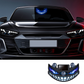 🔥 50 % RABATT! 😈 Solcellsdriven LED-varningslampa för bilar ”Teufelssauge” ✨ Vibrationssensor, USB- och solcellsladdning, universell för personbilar och lastbilar