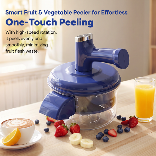 🍇 50% RABATT NU! Elektrisk fruktskalare & mixer – 2‑i‑1 automatisk skalning och vispning – sladdlös, bärbar & enkel att rengöra – perfekt för vardagsmatlagning 🥄✨