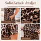 🐆 50% RABATT! 👗 Damernas leopardmönstrade maxiklänning med fickor, ledig långklänning med korta ärmar – Bekväm