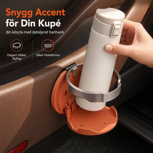🚗 50% RABATT NU!! 🥤Multifunktionell hopfällbar mugghållare för bildörr, dryckes