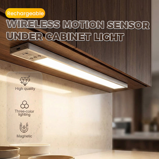 💡50 % RABATT✨Skåplampa med rörelsesensor, trådlös och uppladdningsbar, för köket🏠