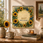 🎨 Konstkalender för 2027 – Blommönster inspirerade av Van Gogh för hemmet och kontoret