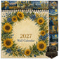 🎨 Konstkalender för 2027 – Blommönster inspirerade av Van Gogh för hemmet och kontoret