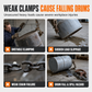 Heavy Duty Oil Drum Lifting Clamp Forklift and Crane Drum Lifter for Steel Metal Drums Die Forged Drum Handling Tool