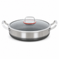 🍳 BEGRÄNSAT ERBJUDANDE 50% RABATT! 🥘 Förtjockad wokpanna i rostfritt stål – Non-stick, platt botten, dubbla handtag ✨