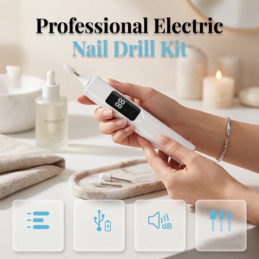 📢📢50 % RABATT !! ⏰Professionellt set med elektrisk nagelfräs
